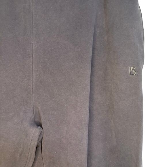 BuffBunny Navy Drawstring Sweatpant Joggers Large Athleisure Loungewear Fleece - Picture 3 of 11